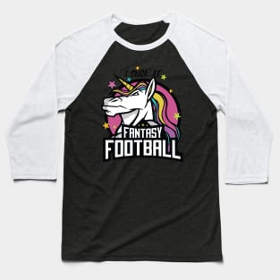 Einhorn Fantasie Fußball Baseball T-Shirt